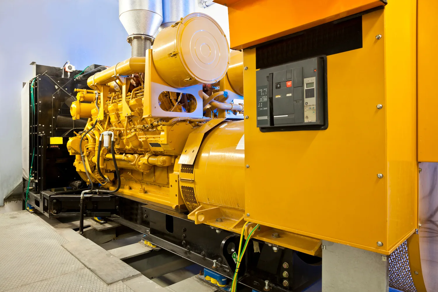 Mesin generator open type untuk kebutuhan industri